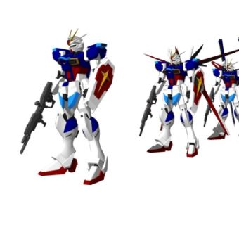 现代高达机器人su模型
