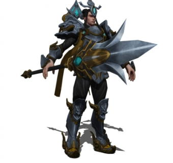 现代王者荣耀二郎神su模型