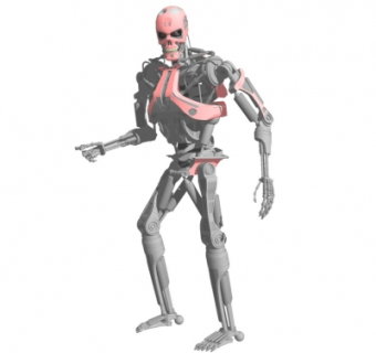 现代终结者液态机器人su模型