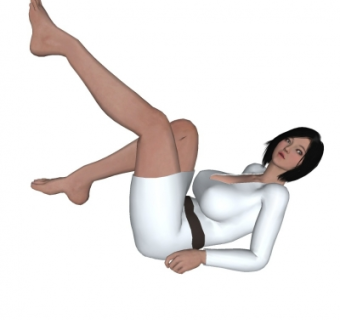 现代女士su模型