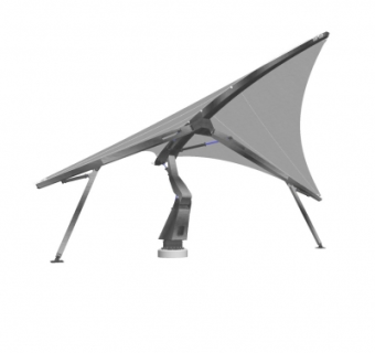 现代全自动遮阳棚su模型