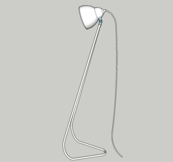 现代落地灯su模型