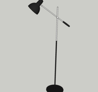 现代铁艺落地灯su模型