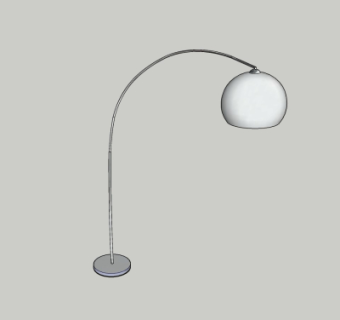 现代落地灯su模型