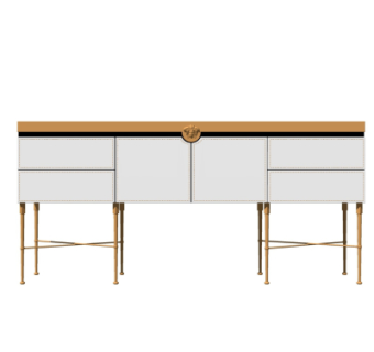 后现代极简边柜su模型