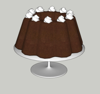 现代台灯su模型