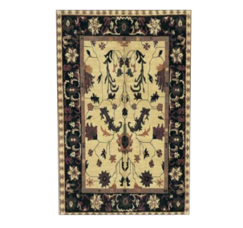 欧式布艺花纹地毯su模型