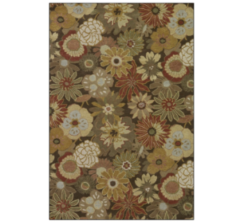 现代布艺花纹地毯su模型