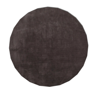 现代布艺圆形地毯su模型