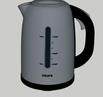 现代烧水壶su模型