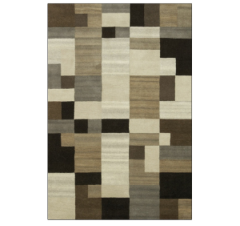 现代布艺花纹地毯su模型