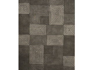 现代布艺花纹地毯su模型
