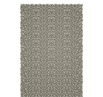 现代毛绒地毯su模型