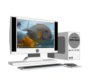 现代电脑主机su模型