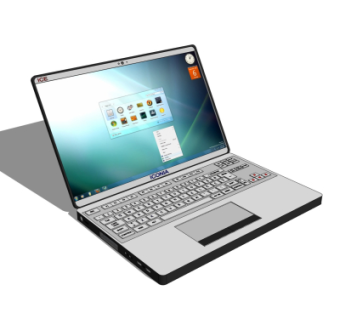 现代笔记本电脑su模型