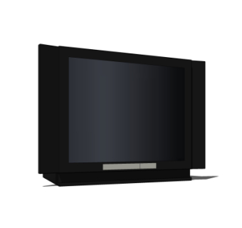 现代电视机su模型