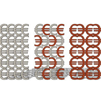 现代实木隔断su模型