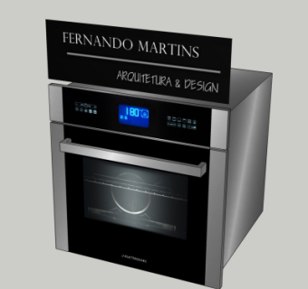 现代饮水机su模型