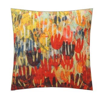 现代布艺抱枕su模型