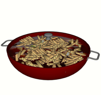 现代火锅su模型