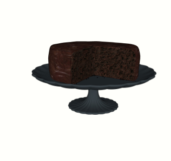 现代蛋糕食品su模型