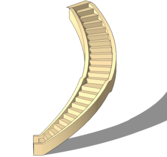 现代简约楼梯su模型