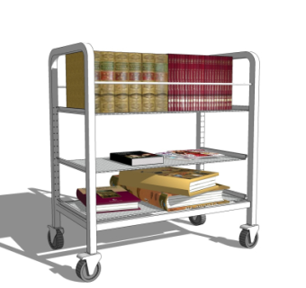 现代小推车su模型