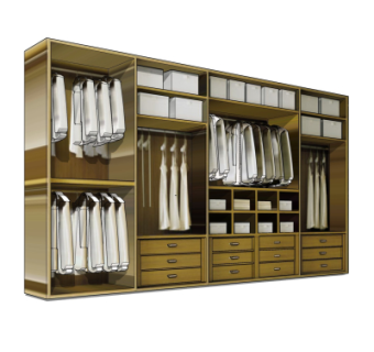 现代衣柜su模型