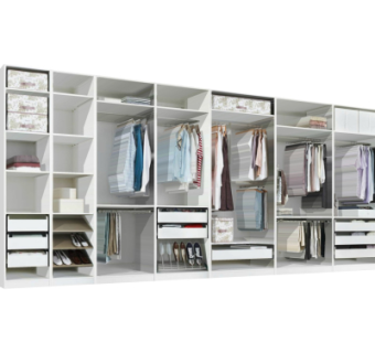 现代衣柜组件su模型