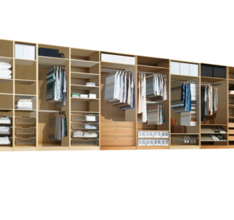 现代衣柜组件su模型