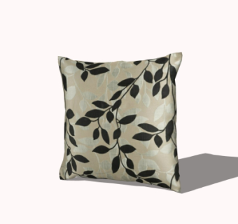 现代布艺抱枕su模型