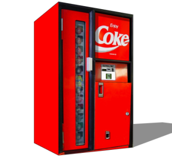 现代饮料自售机su模型