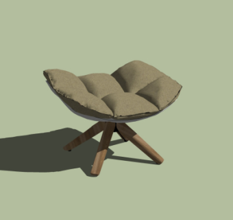 现代休闲椅su模型