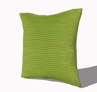 现代布艺抱枕su模型