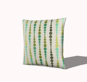 现代布艺抱枕su模型