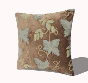 现代布艺抱枕su模型