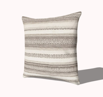 现代布艺抱枕su模型