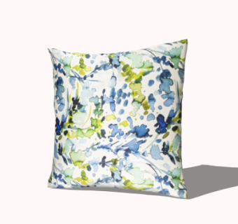 现代布艺抱枕su模型