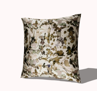 现代布艺抱枕su模型