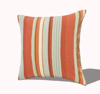 现代布艺抱枕su模型