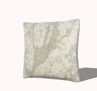 现代布艺抱枕su模型