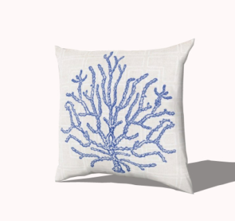 现代布艺抱枕su模型