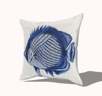 现代布艺抱枕su模型