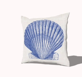 现代布艺抱枕su模型