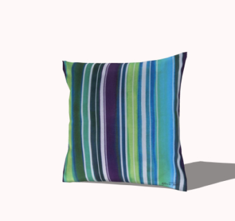 现代布艺抱枕su模型