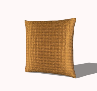 现代皮质抱枕su模型