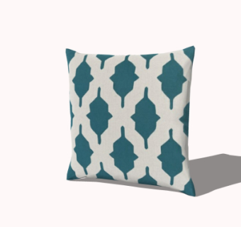 现代布艺抱枕su模型