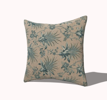 现代布艺抱枕su模型