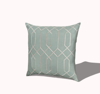 现代布艺抱枕su模型