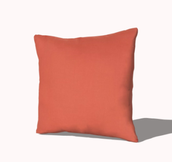 现代布艺抱枕su模型